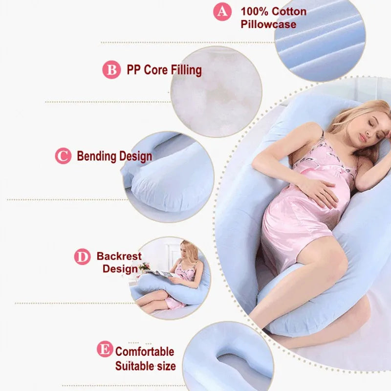 MamáNest™ Full Body Pregnancy Pillow