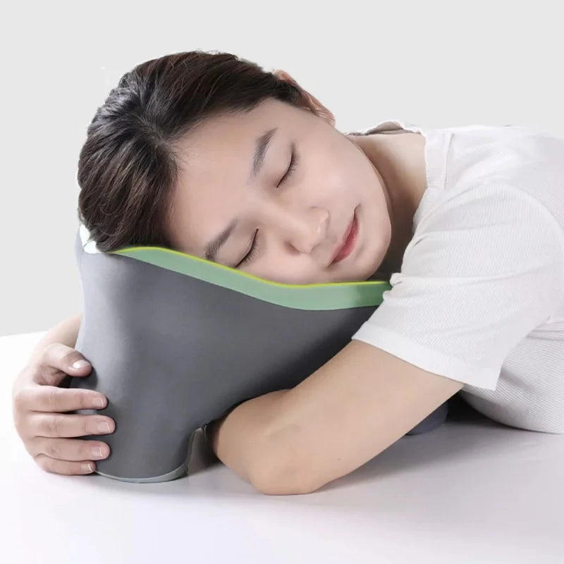 Portable U-Shaped Travel Pillow Memory Foam Sleeping Pillows Office Nap Pillow Car Airplane Neck Cushion Ergonomic Head Support