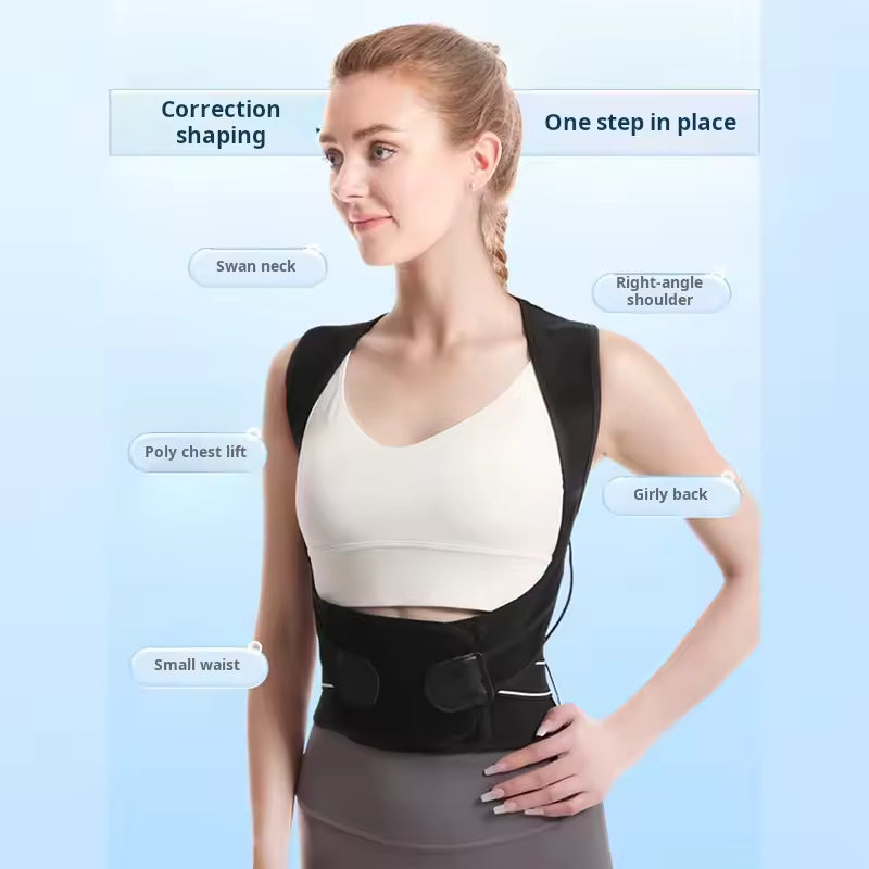 Posture Corrector for Women and Men, Adjustable Shoulder Posture Brace, Back Straightener Posture, Used for Middle Upper Spine
