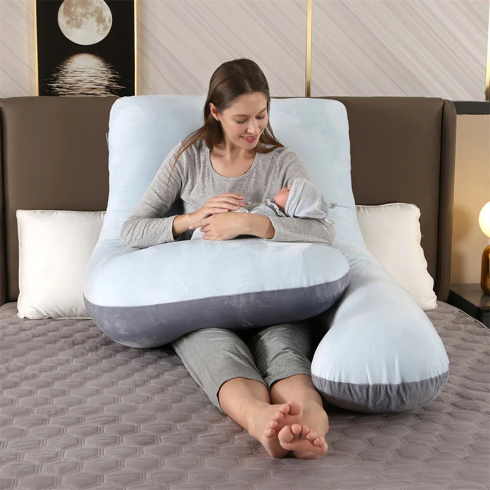 MamáNest™ Full Body Pregnancy Pillow
